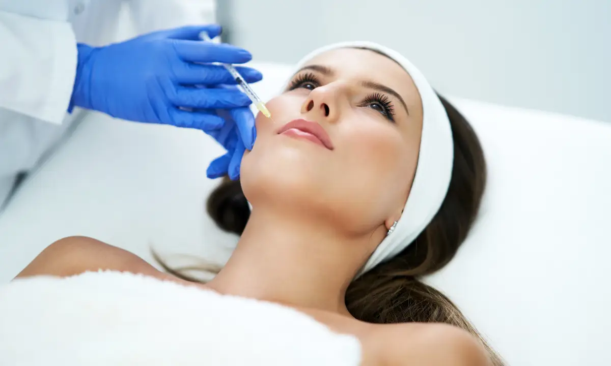 A Woman Gets Dermal Fillers in Roswell, GA